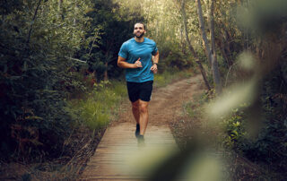 Man running health